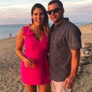 Amanda Uprichard hot pink dress